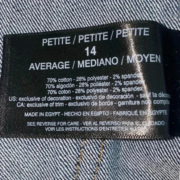 Gloria Vanderbilt Amanda Like New Jeans Size 14 Petite - Picture 9 of 9